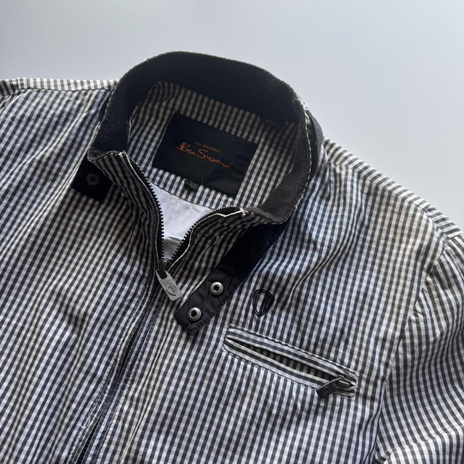 Ben Sherman Gingham Harrington Jacket