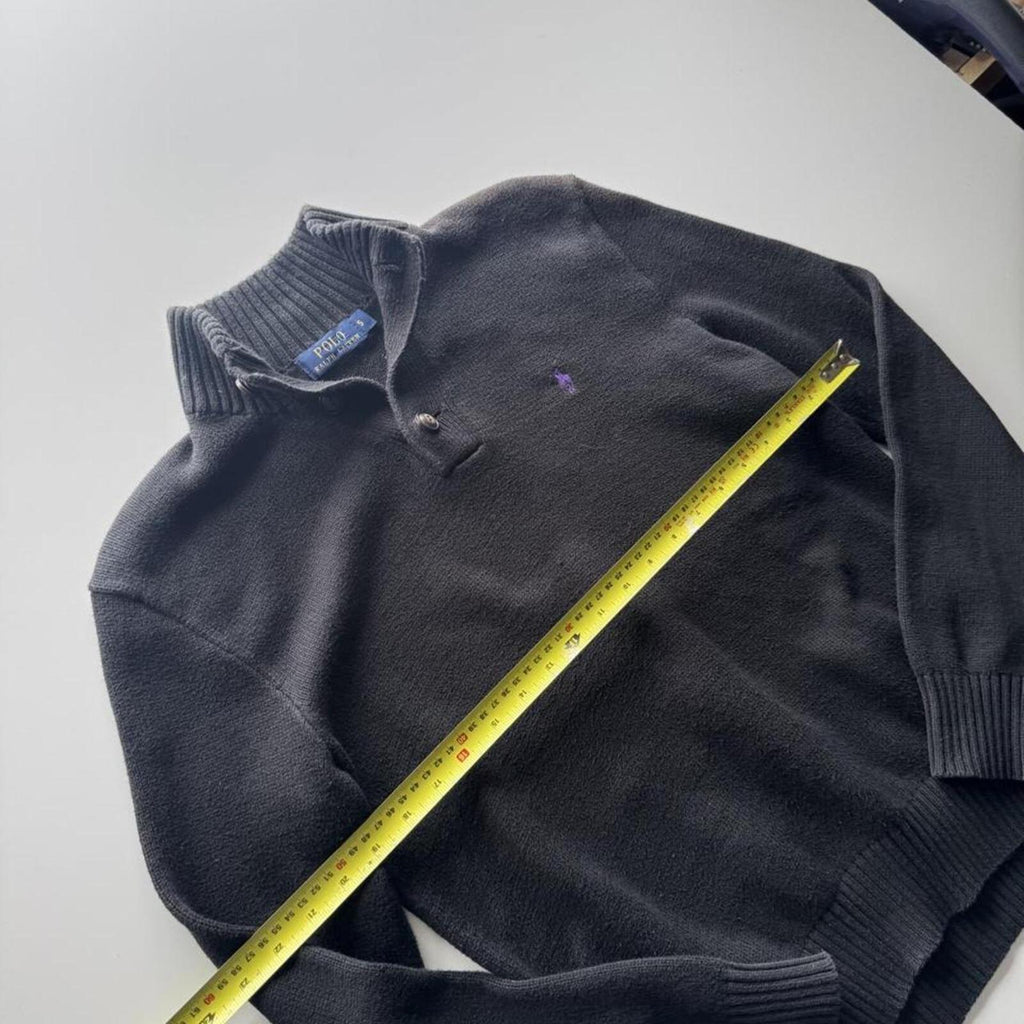 Polo Ralph Lauren Quarter Button Mock Neck Jumper