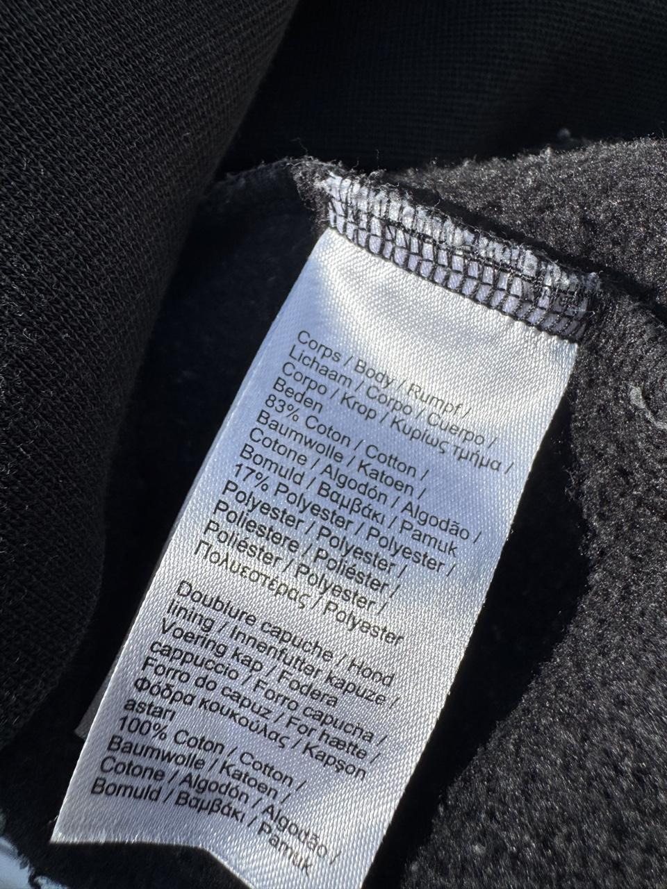 Lacoste Sport Full-Zip Fleece Track Hoodie – Black – Size XL – Image 8 – George's Vintage
