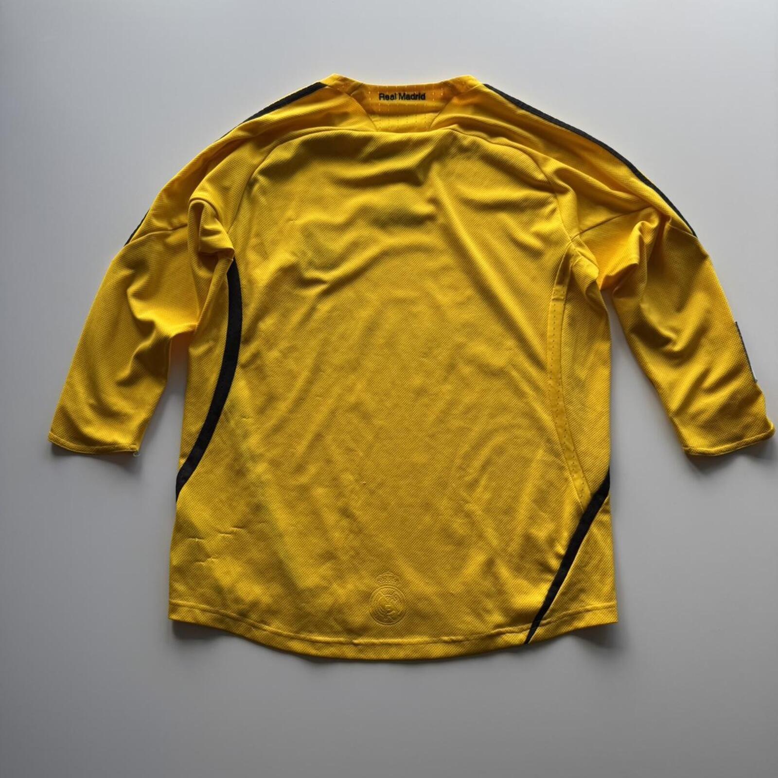 Adidas Real Madrid Yellow Long Sleeve Goalkeeper Shirt