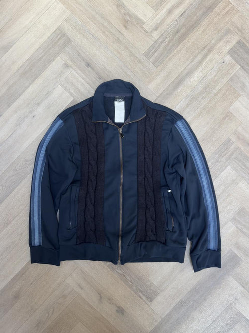 Archive 2000s D&G Dolce & Gabbana 'Indigo Sailor Dept #1' Full-Zip Track Jacket – Size L – George's Vintage