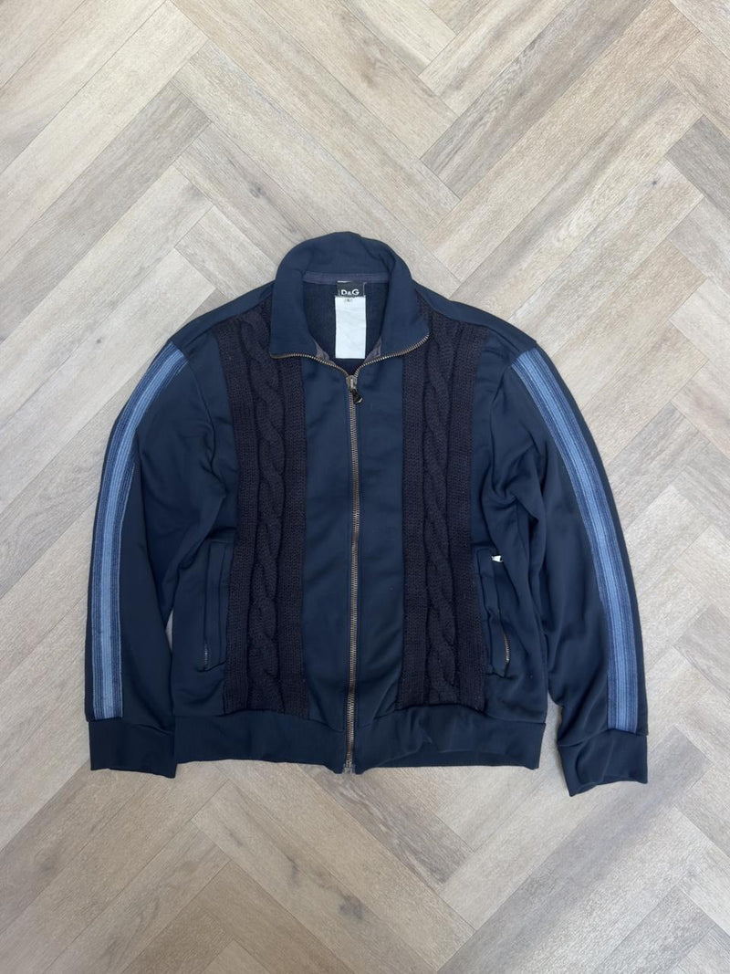 Archive 2000s D&G Dolce & Gabbana 'Indigo Sailor Dept #1' Full-Zip Track Jacket – Size L