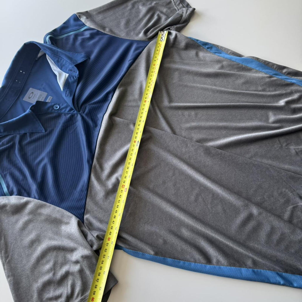 Oakley Performance Polo Shirt Blue/Grey