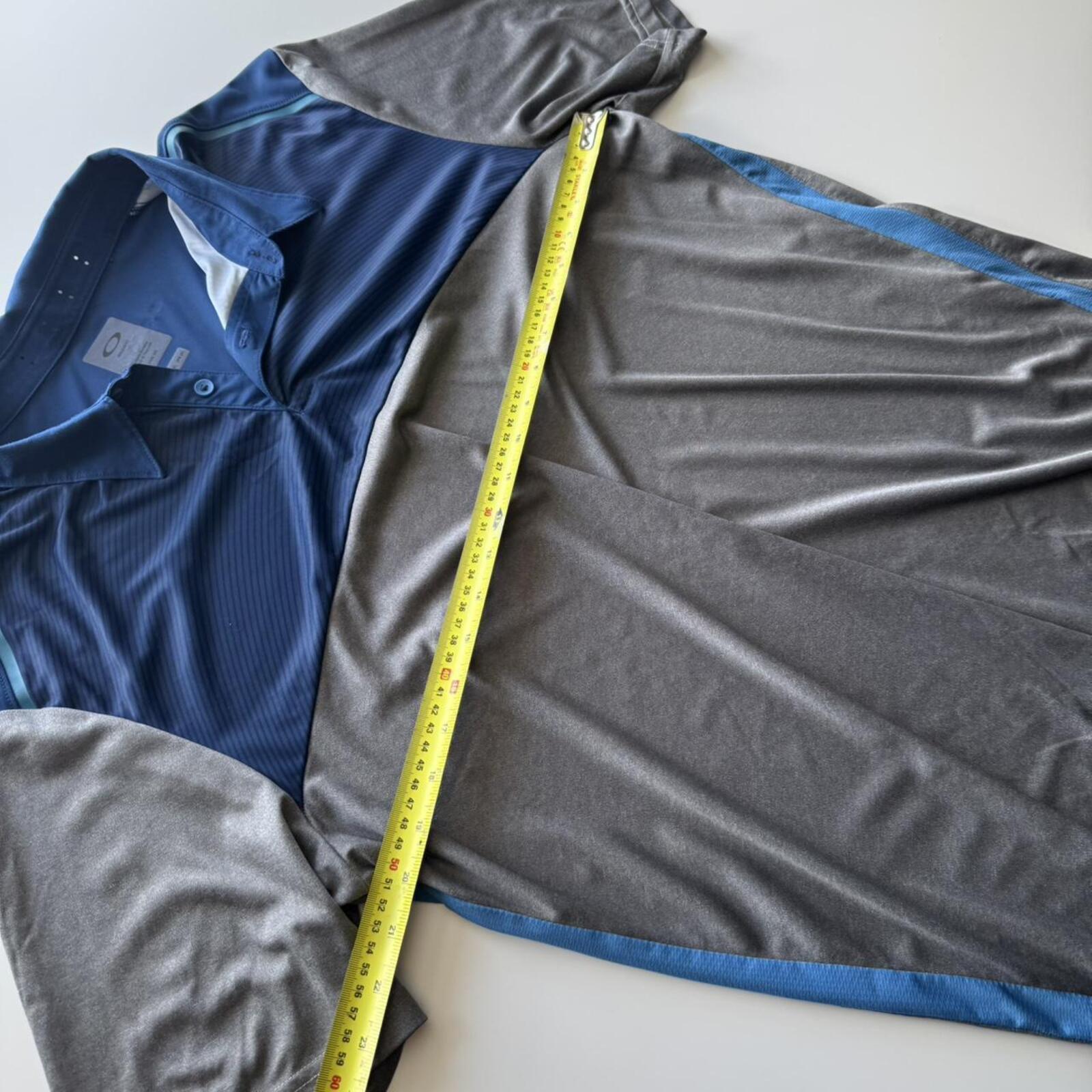 Oakley Performance Polo Shirt Blue/Grey