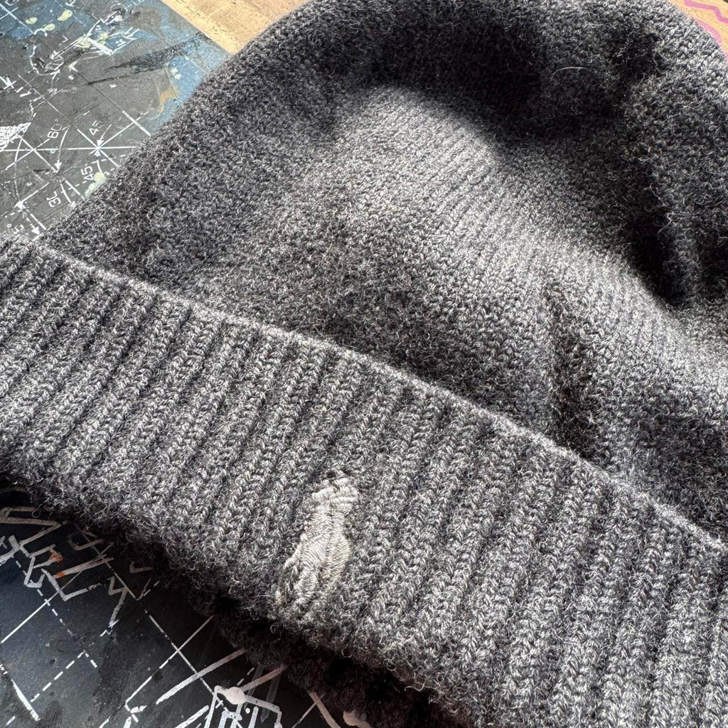 Polo Ralph Lauren Grey Knit Beanie