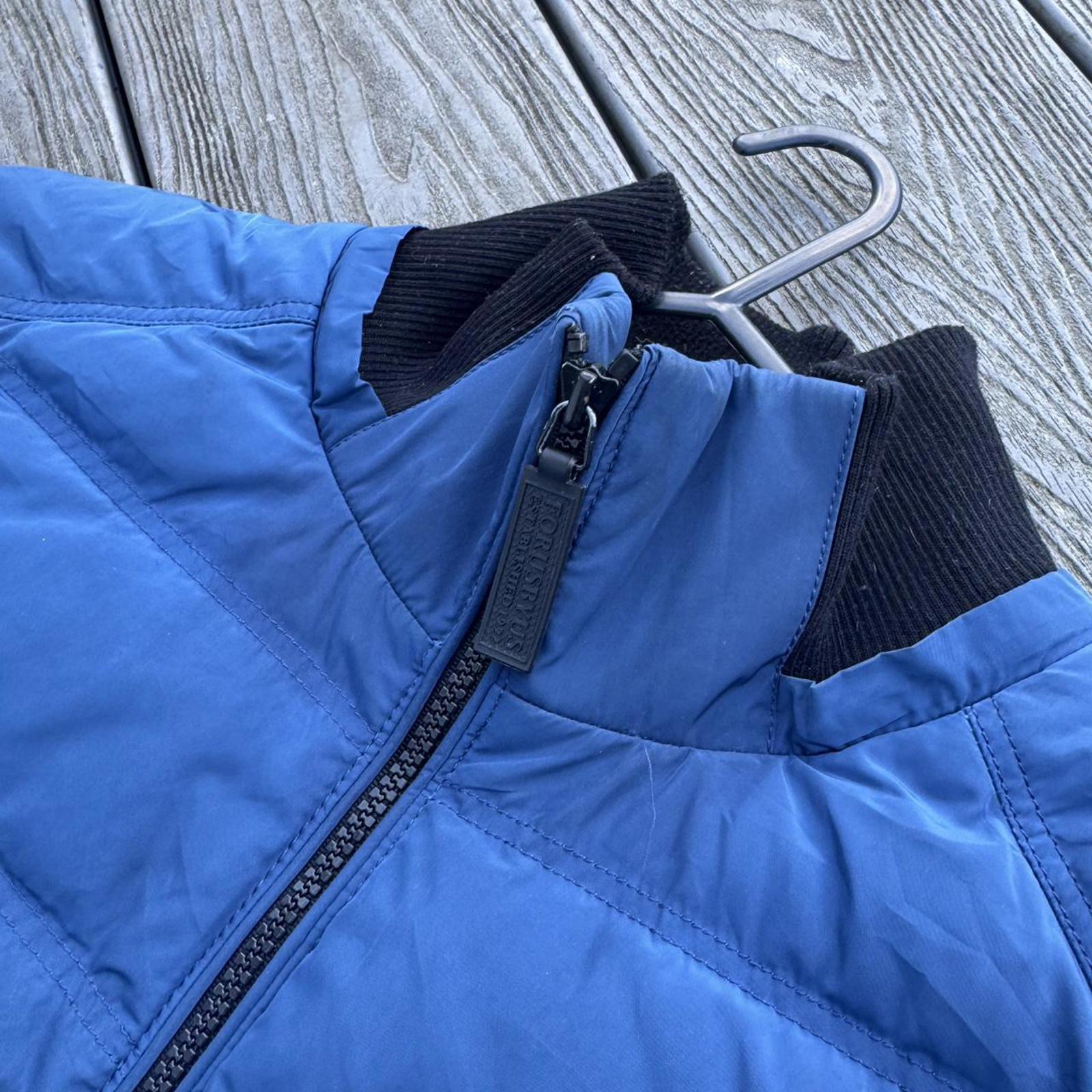 FUBU Sport Graphic Puffer Jacket – Blue