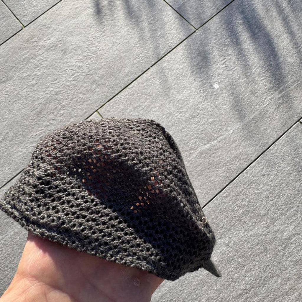 Vintage Y2K Reebok RBK Knitted Peak Beanie Cap – Black – One Size – Image 2 – George's Vintage