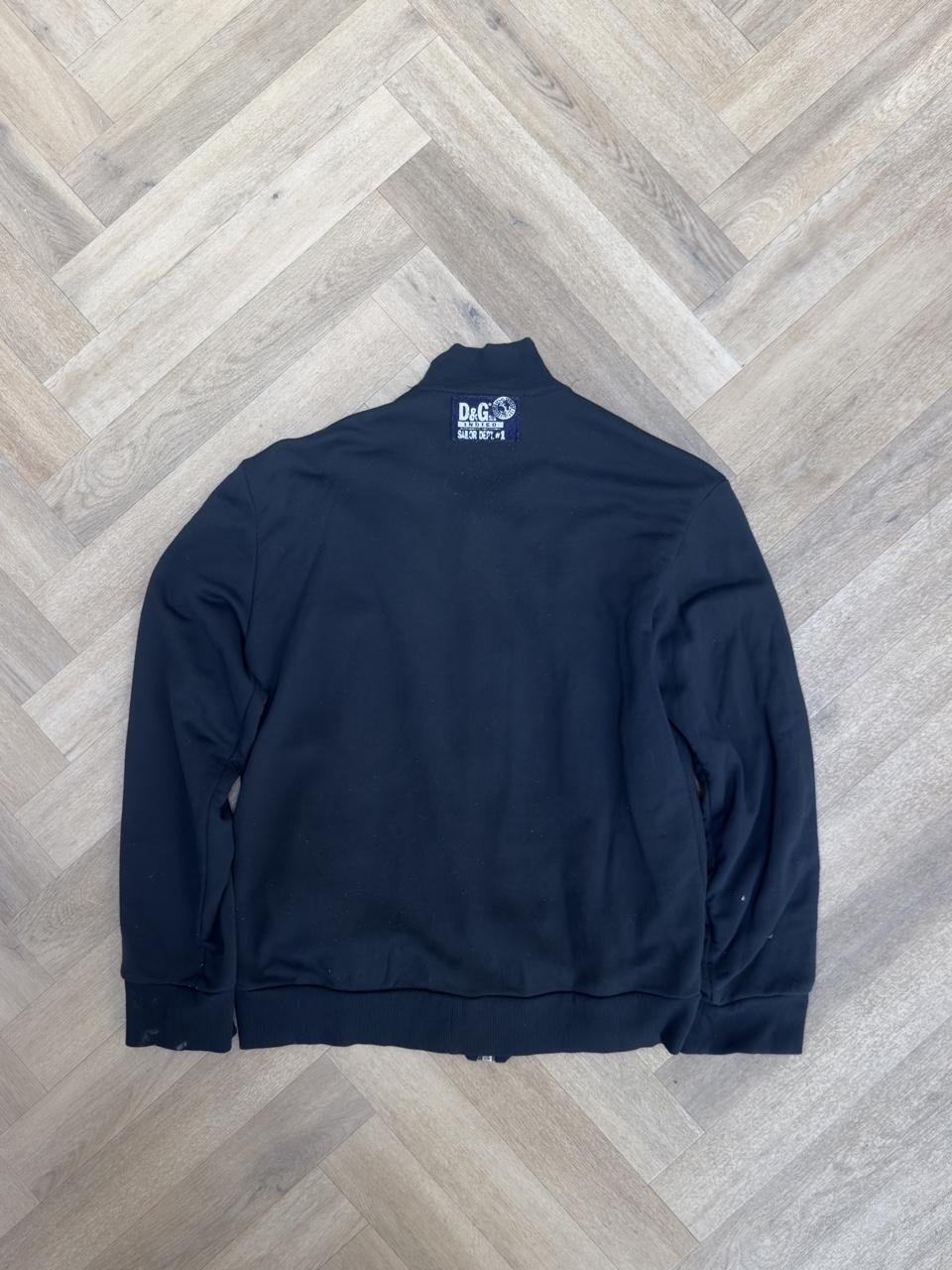 Archive 2000s D&G Dolce & Gabbana 'Indigo Sailor Dept #1' Full-Zip Track Jacket – Size L – Image 3 – George's Vintage