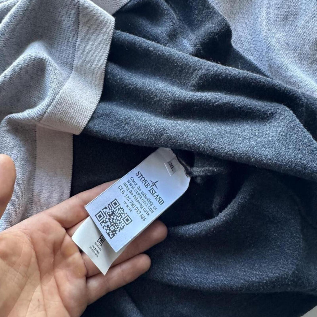 Stone Island hand sprayed 2016 (grey/black)  Knit Jumper