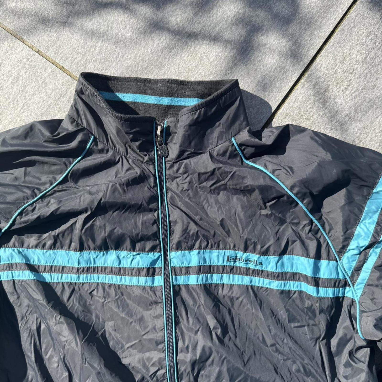 Lambretta Black & Blue Windbreaker Jacket (XL)
