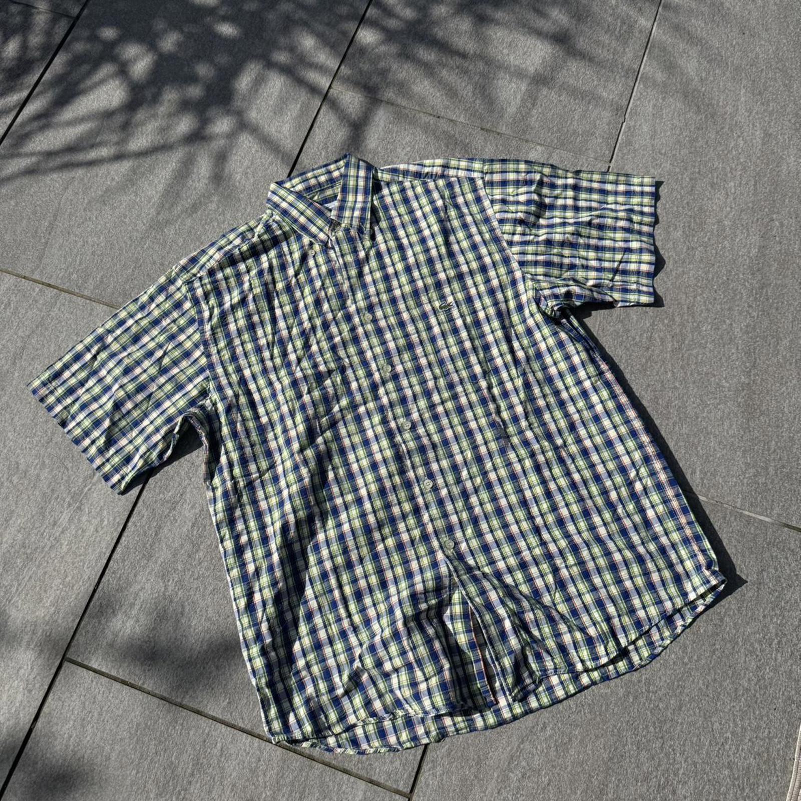 Lacoste Short Sleeve Check Shirt
