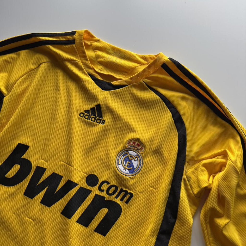 Adidas Real Madrid Yellow Long Sleeve Goalkeeper Shirt