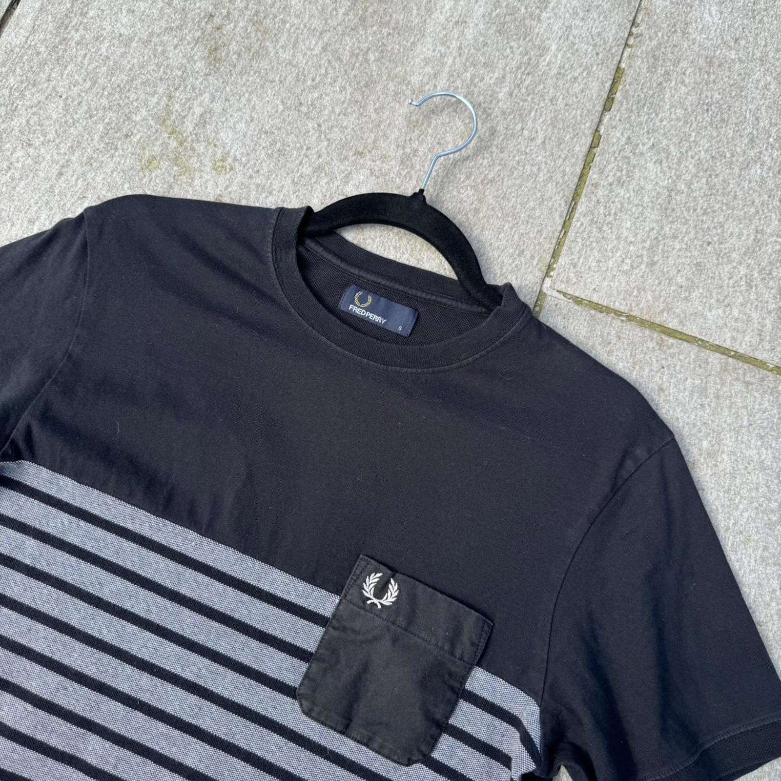 Fred Perry Striped Pocket T-Shirt