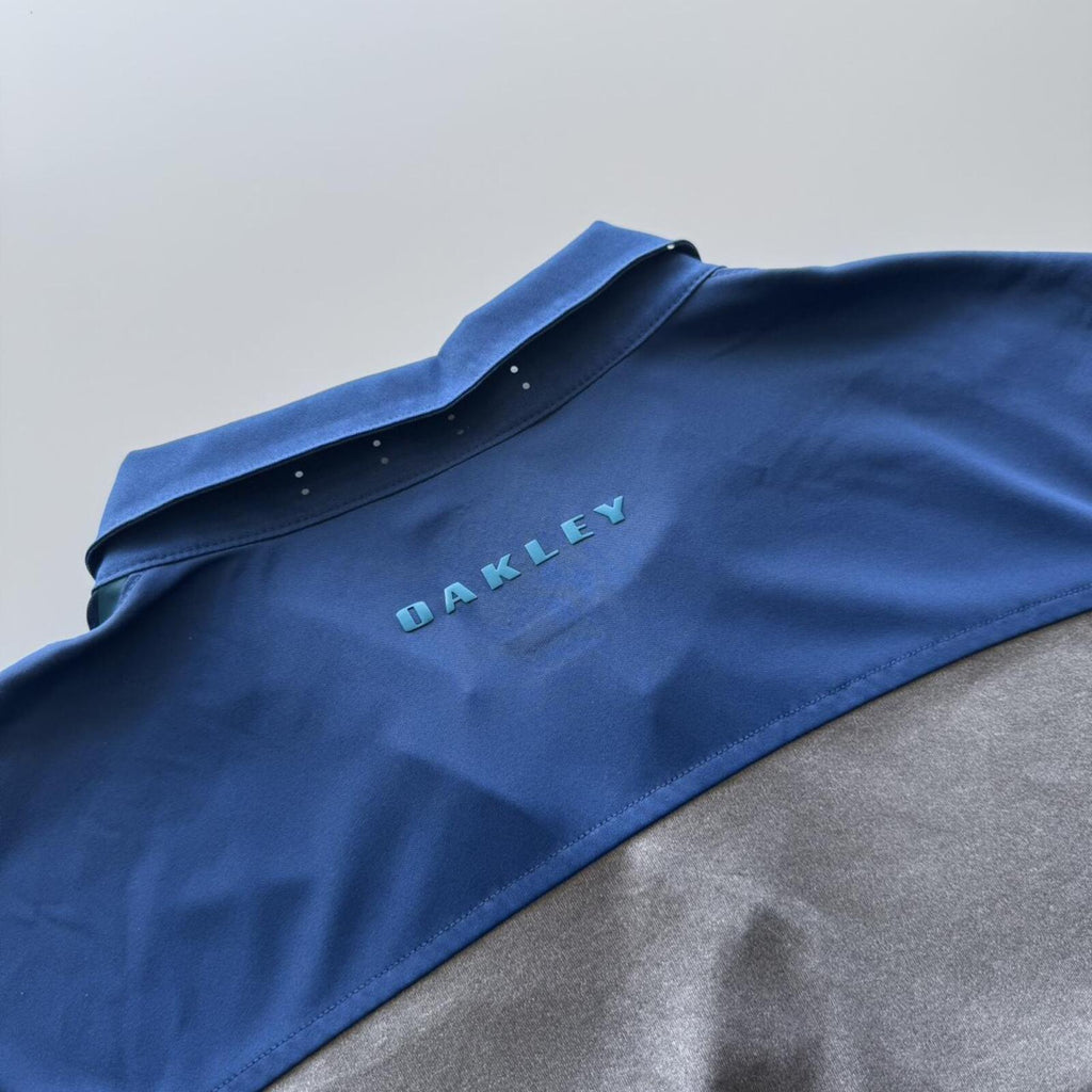 Oakley Performance Polo Shirt Blue/Grey