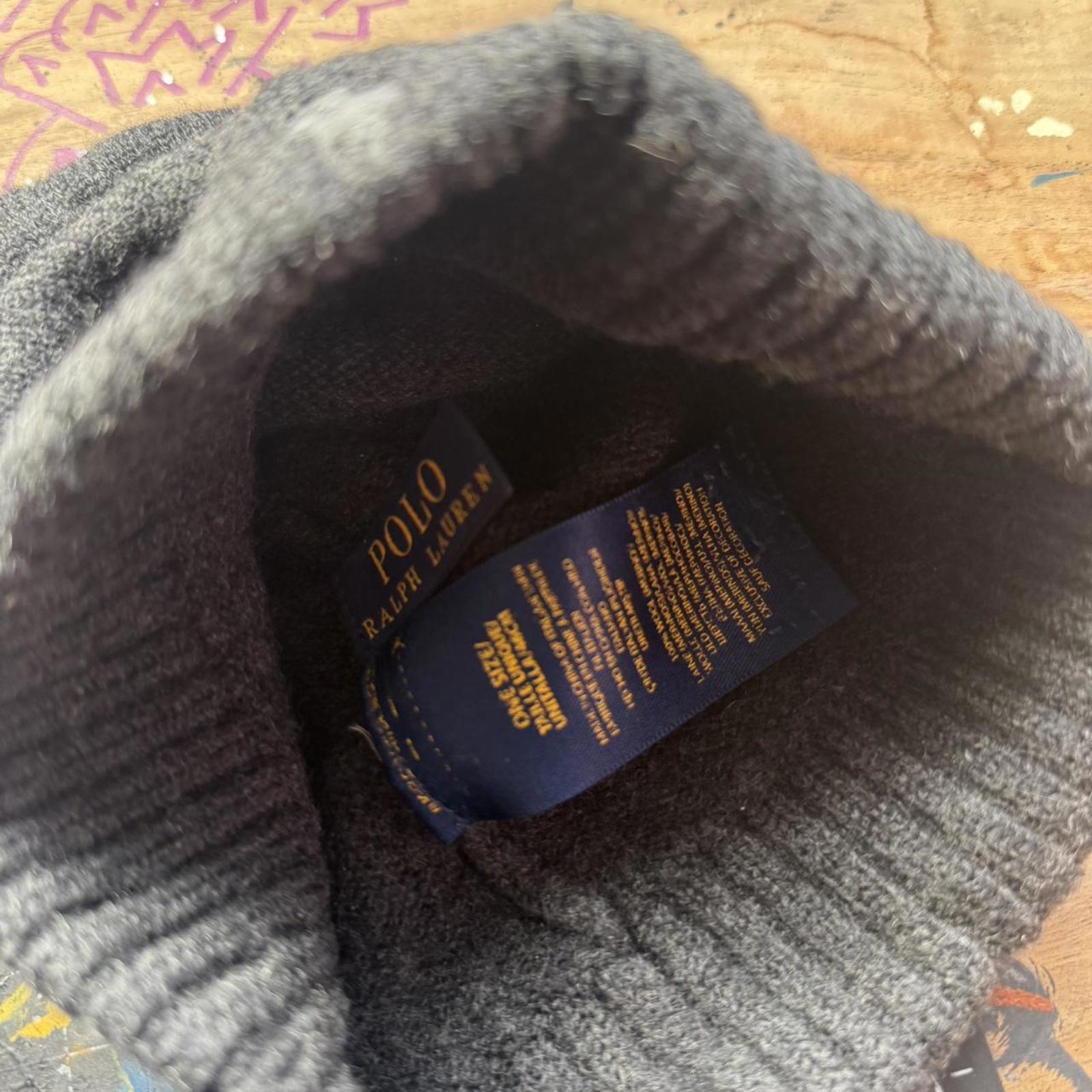 Polo Ralph Lauren Grey Knit Beanie