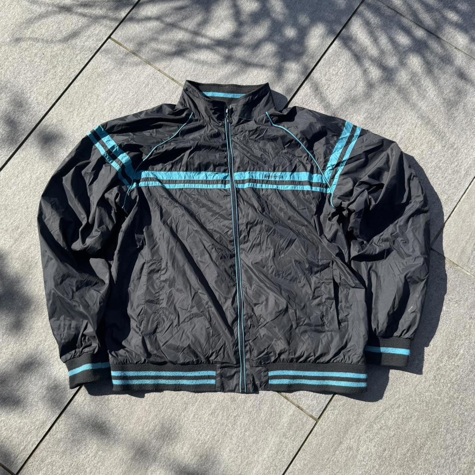 Lambretta Black & Blue Windbreaker Jacket (XL)