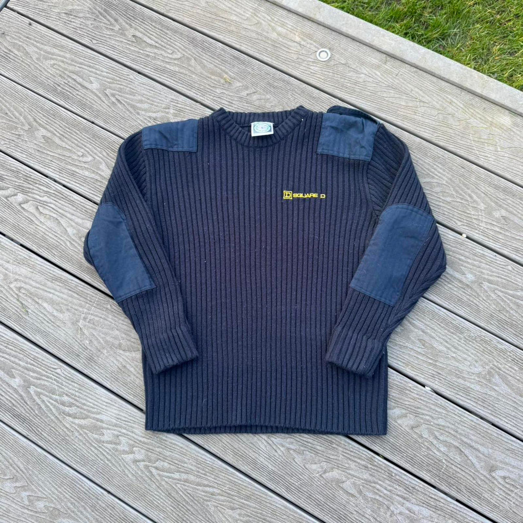 Square D Ribbed Commando Knit Jumper