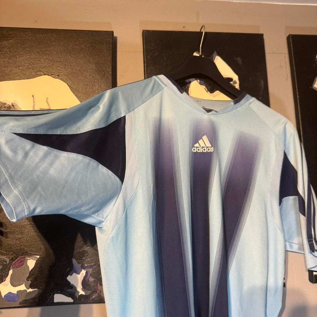 Adidas Teamgeist 2004 Training Jersey – Sky Blue / Navy