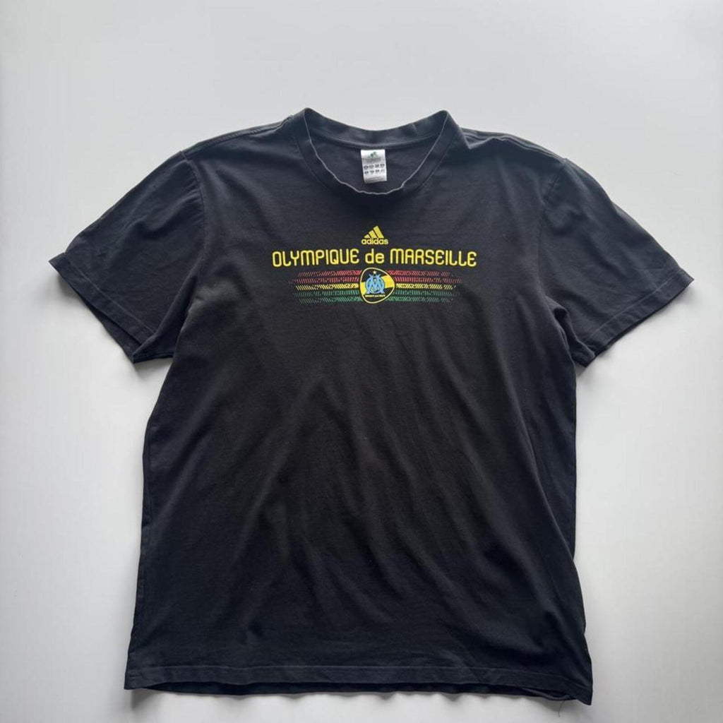 Adidas Olympique de Marseille Graphic T-Shirt Black