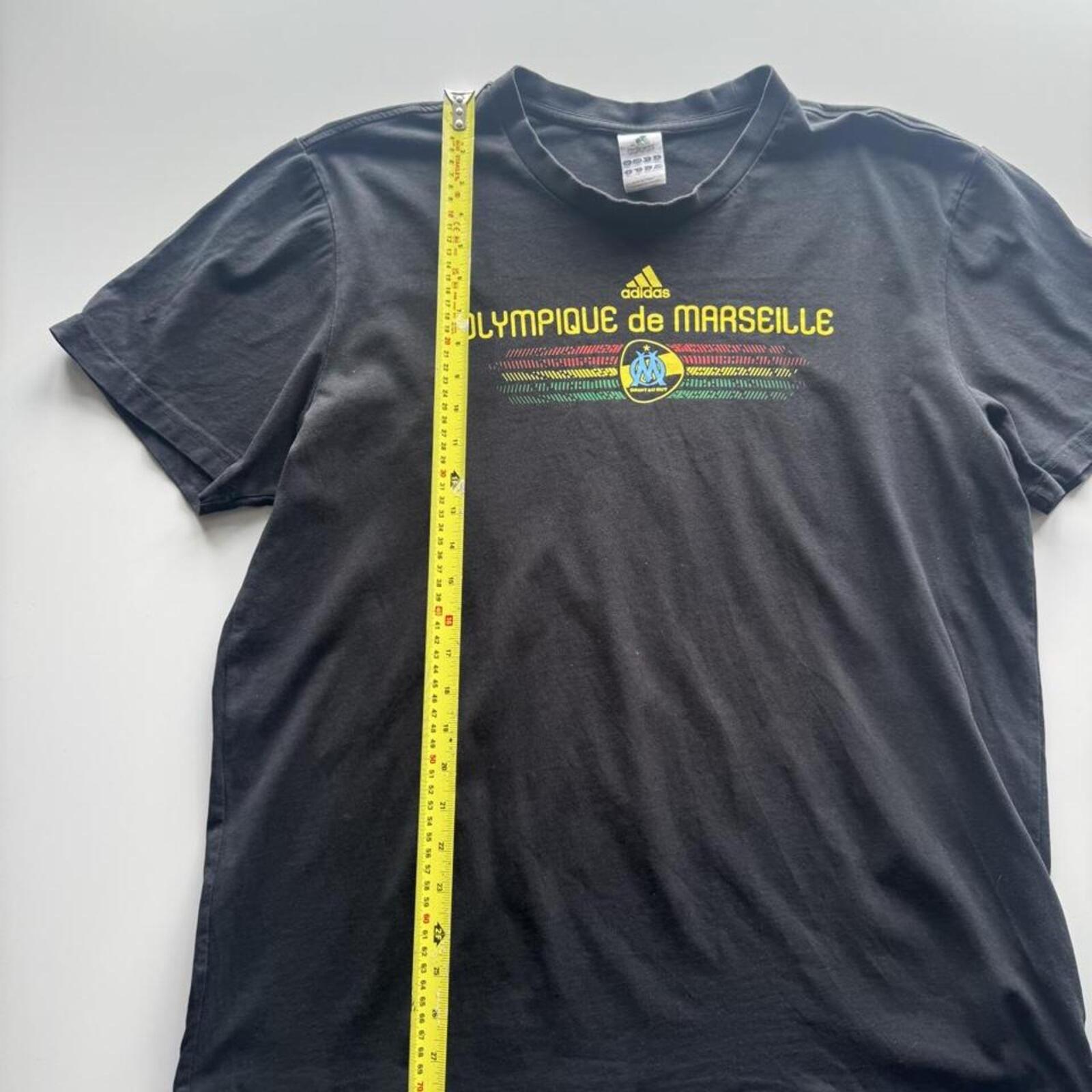 Adidas Olympique de Marseille Graphic T-Shirt Black
