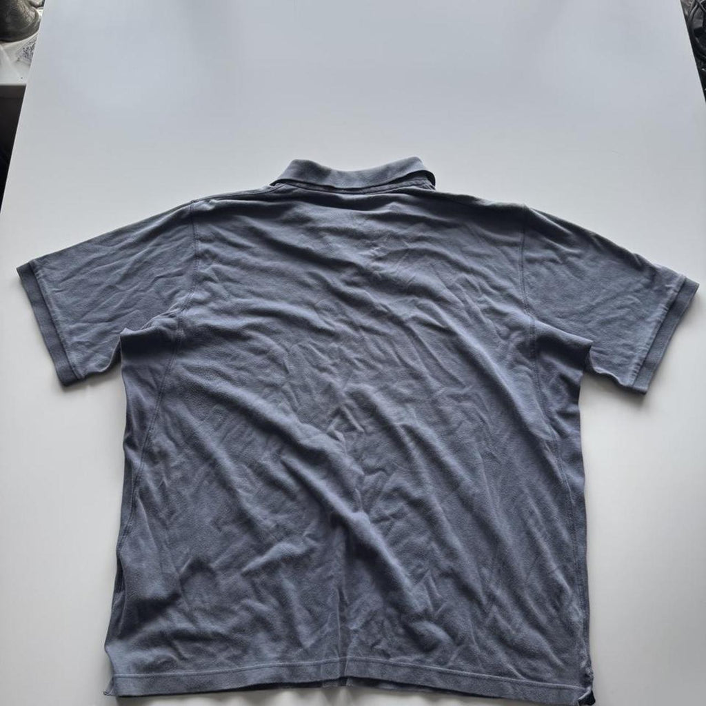 Vintage Nike Embroidered Swoosh Piqué Polo Shirt – Black – Size XXL – Image 3 – George's Vintage
