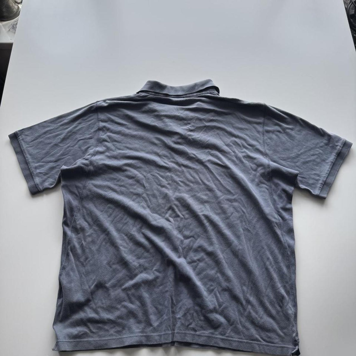 Vintage Nike Embroidered Swoosh Piqué Polo Shirt – Black – Size XXL – Image 3 – George's Vintage