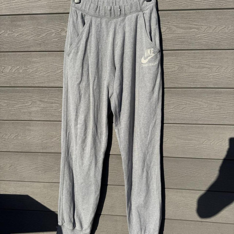 Vintage 2009 Nike Track & Field Trials Fleece Joggers – Grey Marl – Size M