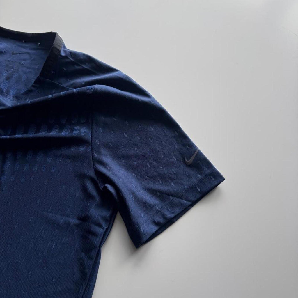 Nike Dri-FIT Engineered Knit T-Shirt Navy