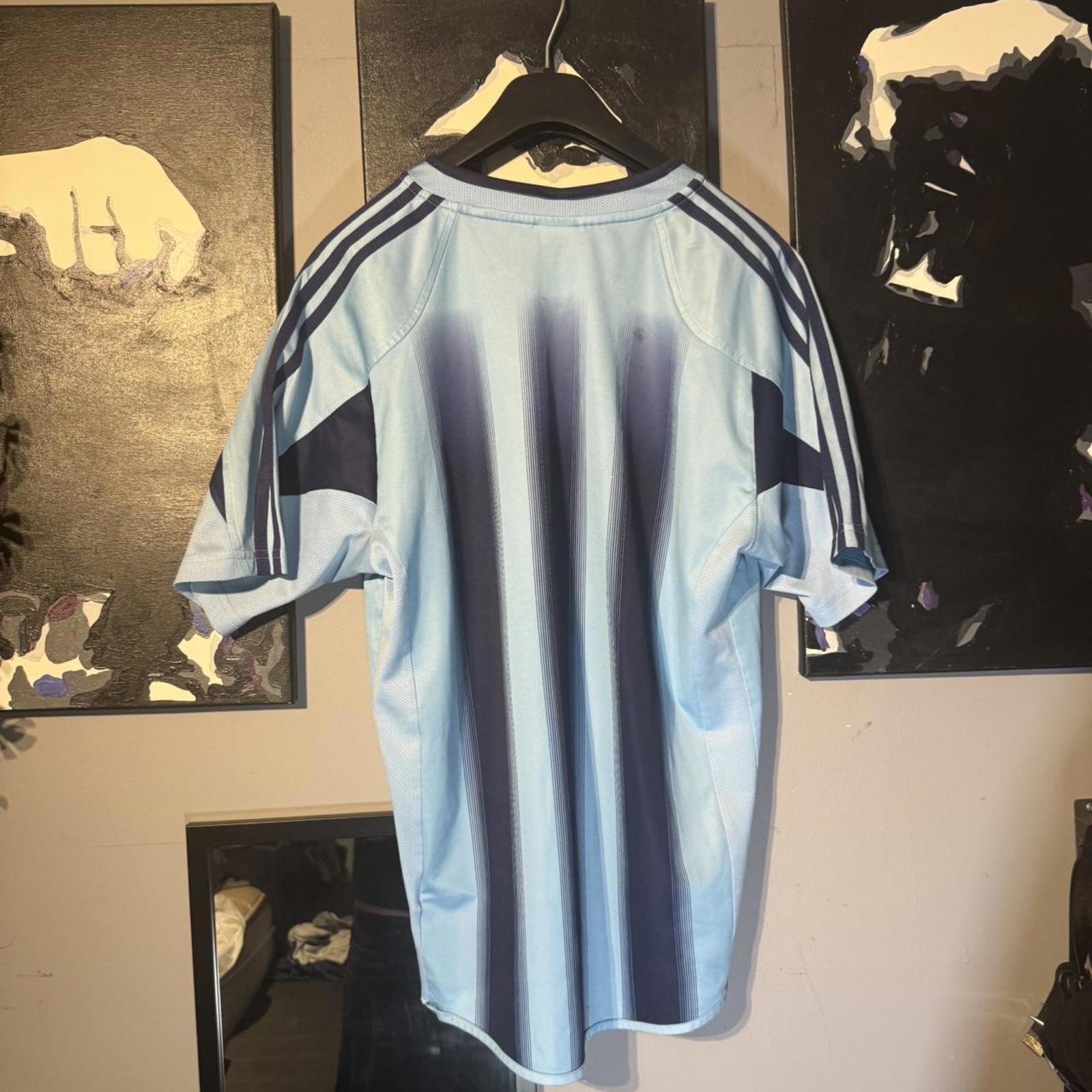Adidas Teamgeist 2004 Training Jersey – Sky Blue / Navy