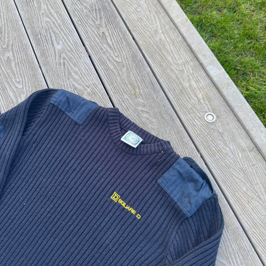 Square D Ribbed Commando Knit Jumper