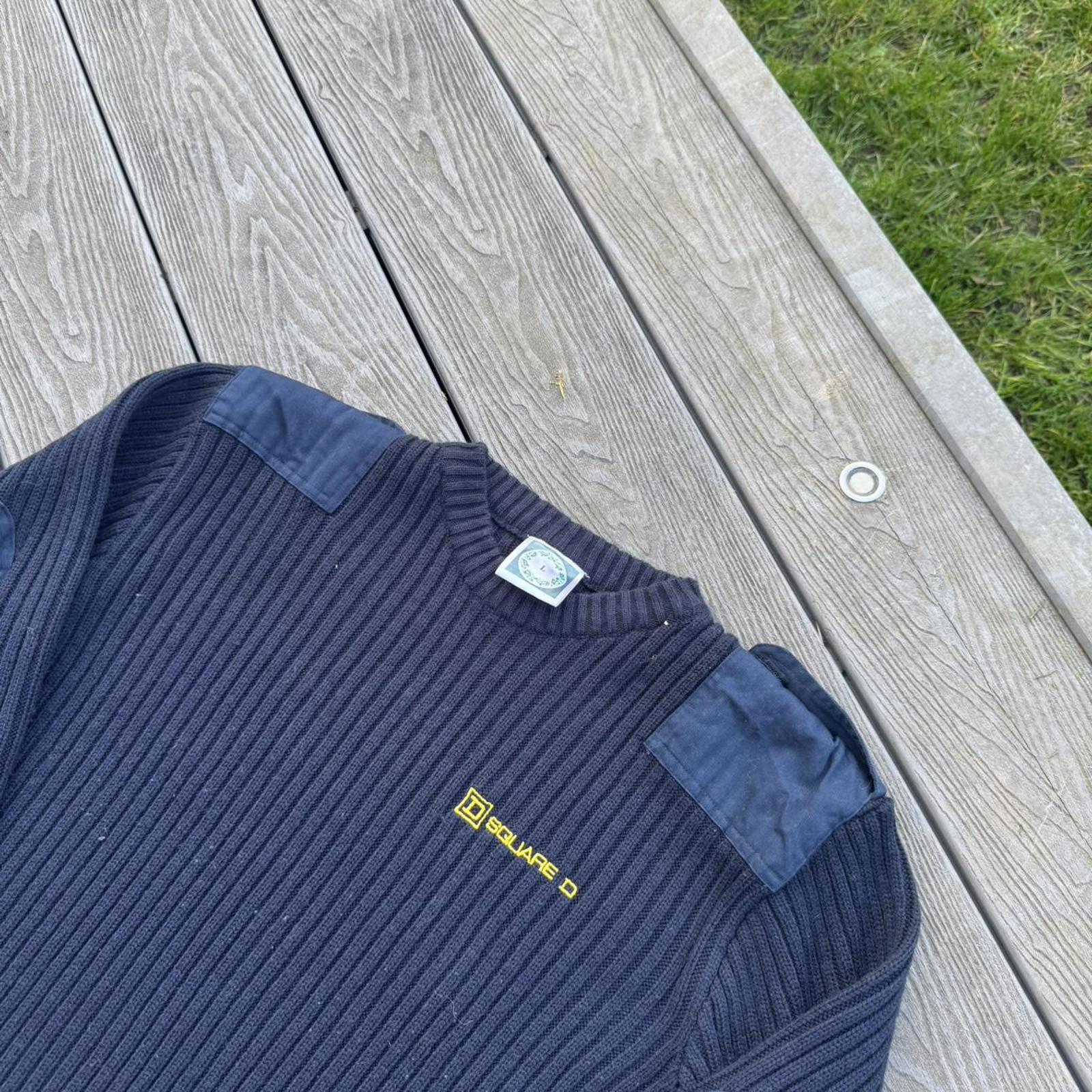 Square D Ribbed Commando Knit Jumper