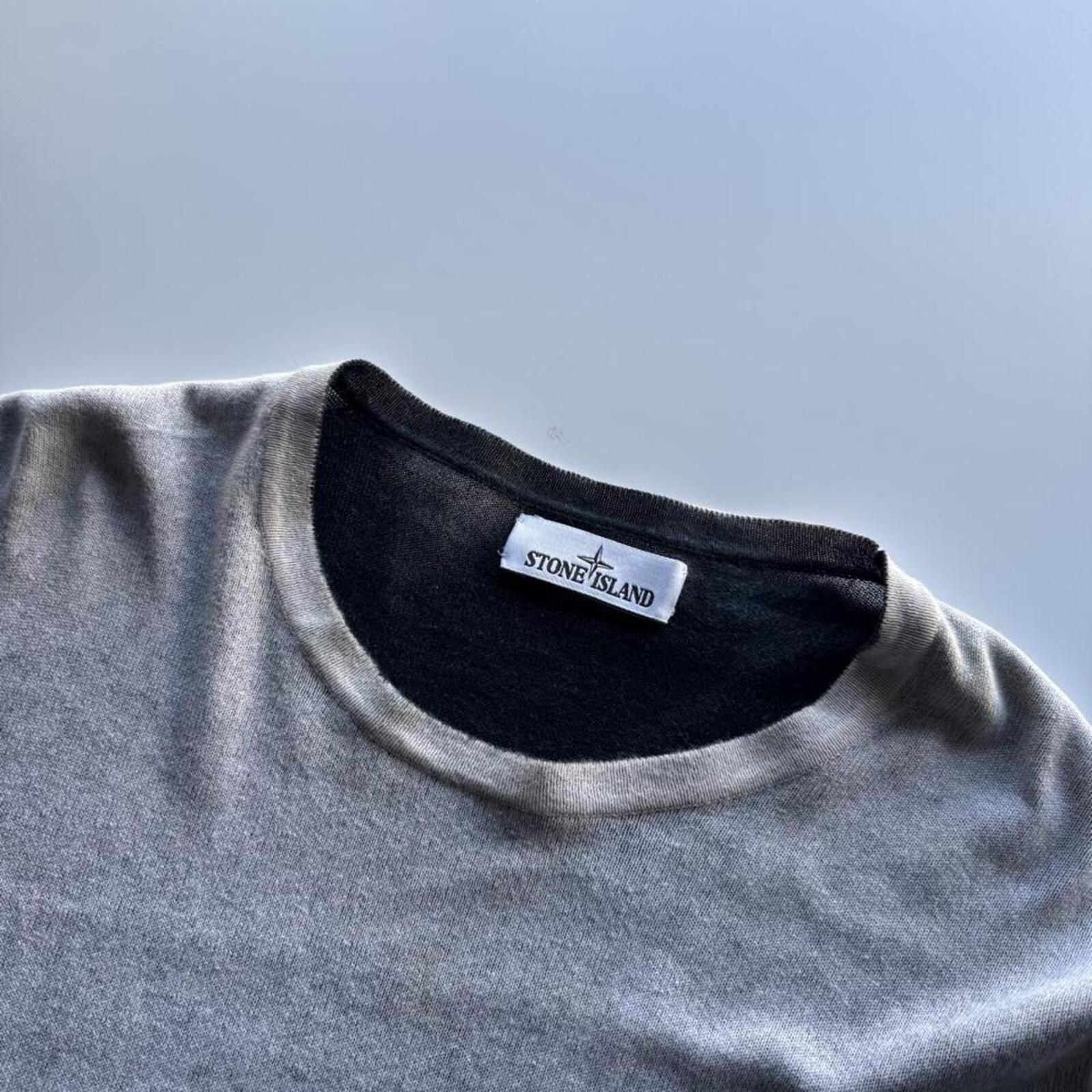 Stone Island hand sprayed 2016 (grey/black)  Knit Jumper