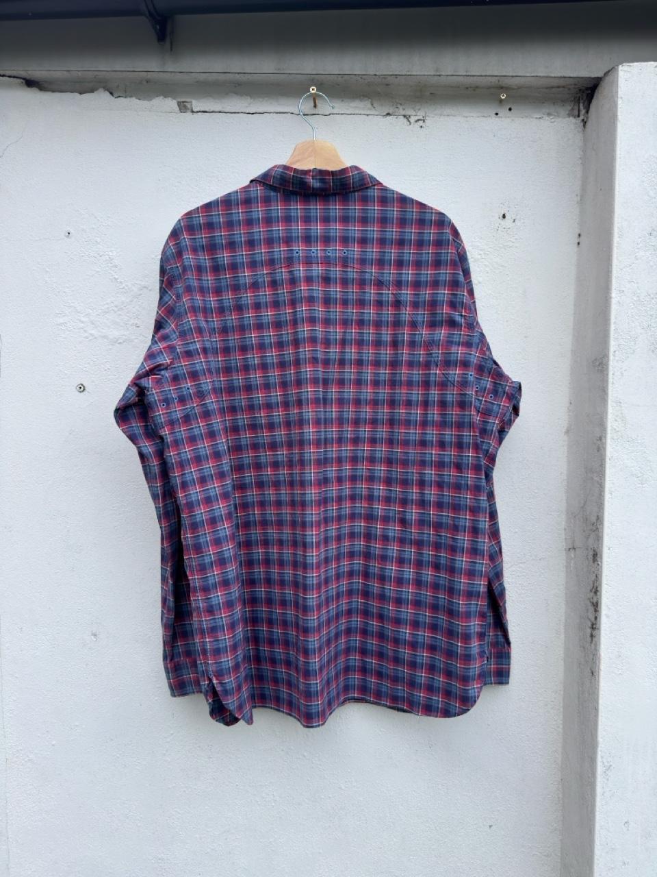 Vintage Polo Ralph Lauren US-RL Naval Reserve Tartan Plaid Utility Shirt – Size L – Image 5 – George's Vintage