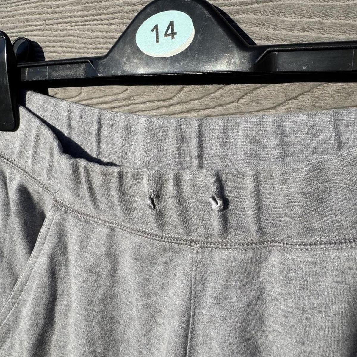 Vintage 2009 Nike Track & Field Trials Fleece Joggers – Grey Marl – Size M – Image 3 – George's Vintage