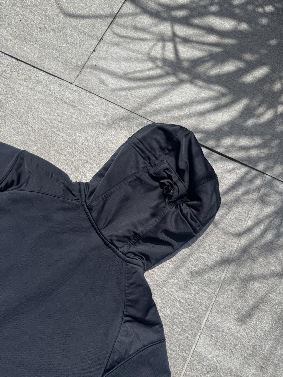 Vintage Nike Embroidered Swoosh Full-Zip Fleece Hoodie – Navy – Size XL – Image 8 – George's Vintage