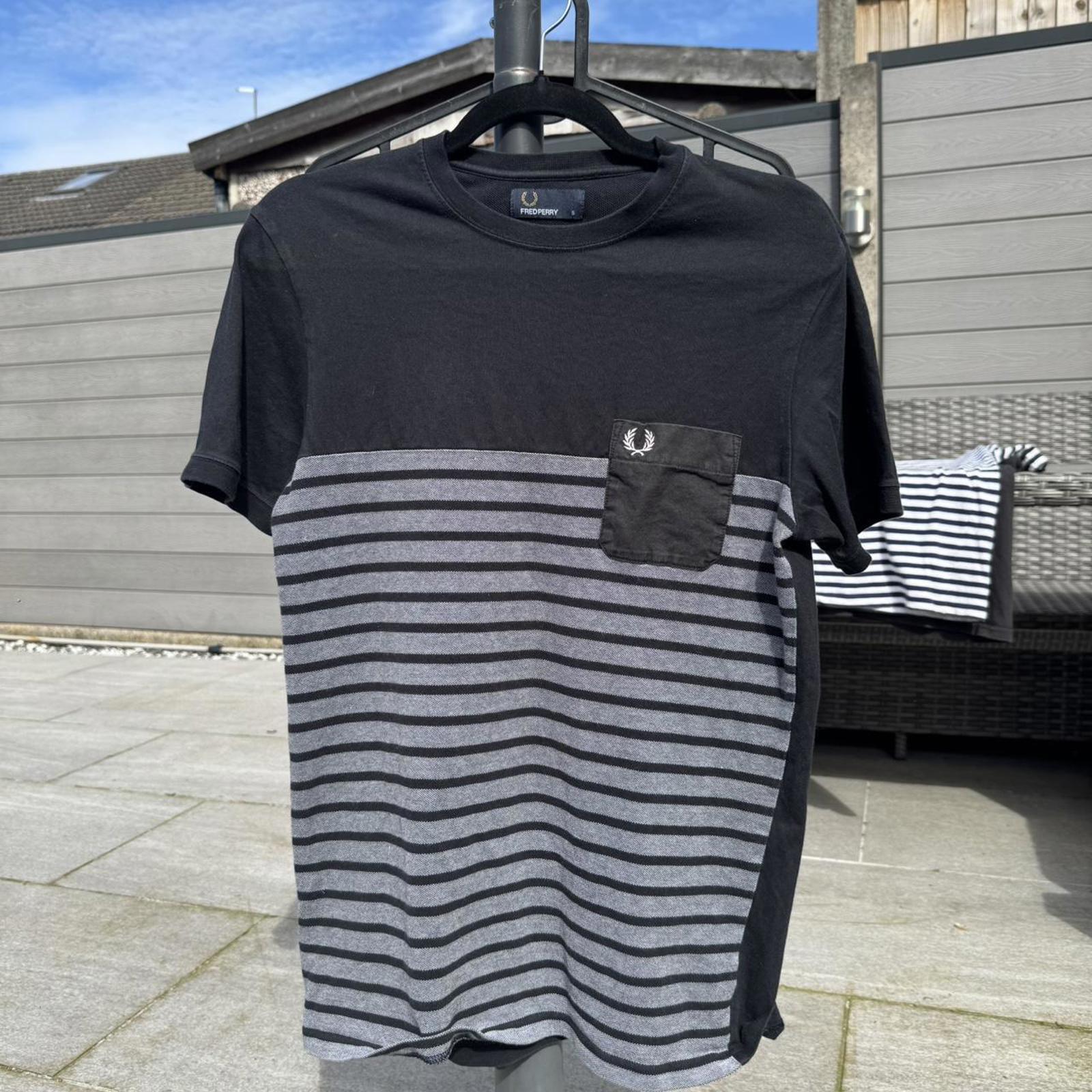 Fred Perry Striped Pocket T-Shirt
