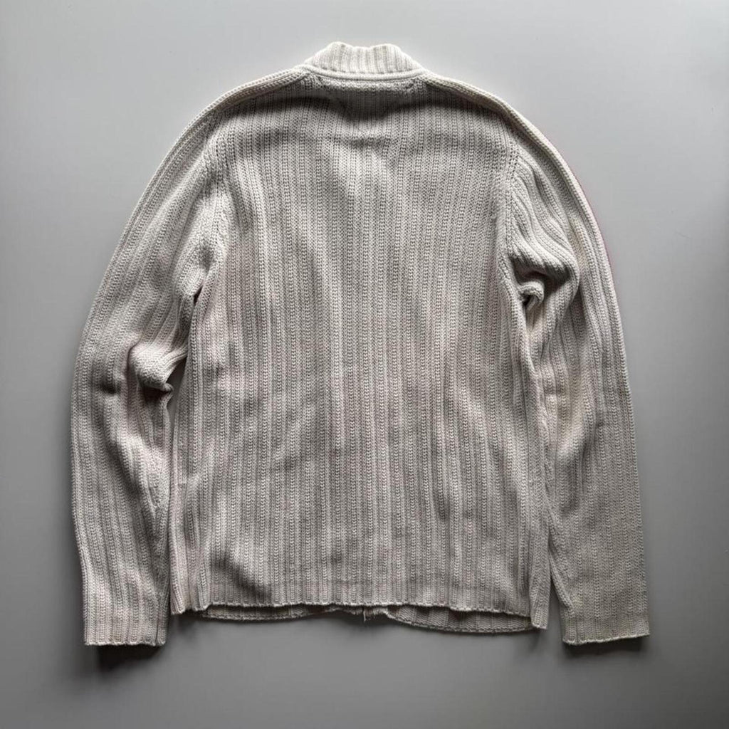 Tommy Hilfiger Denim Ribbed Zip Knit Cardigan