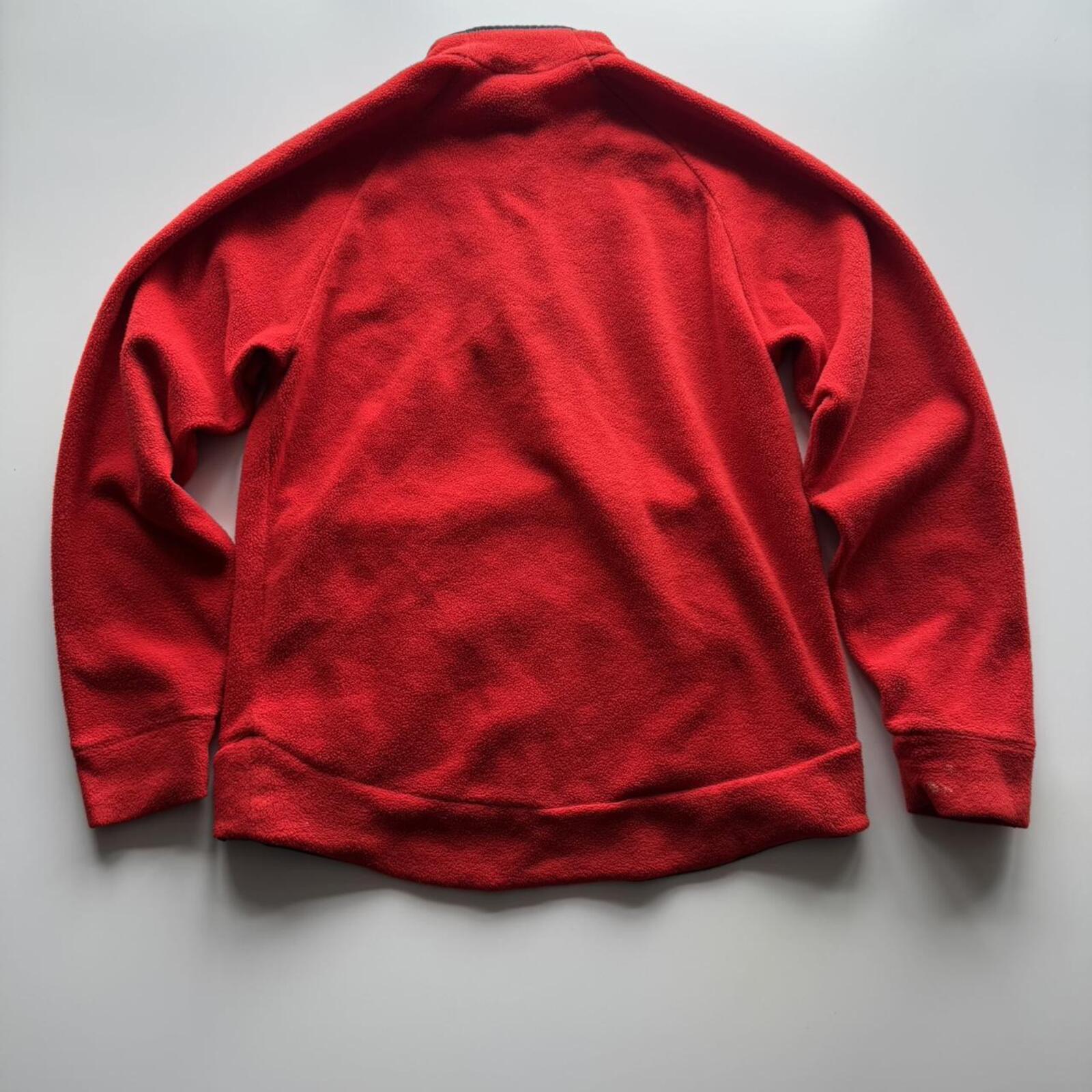 Adidas Red Quarter Zip Fleece