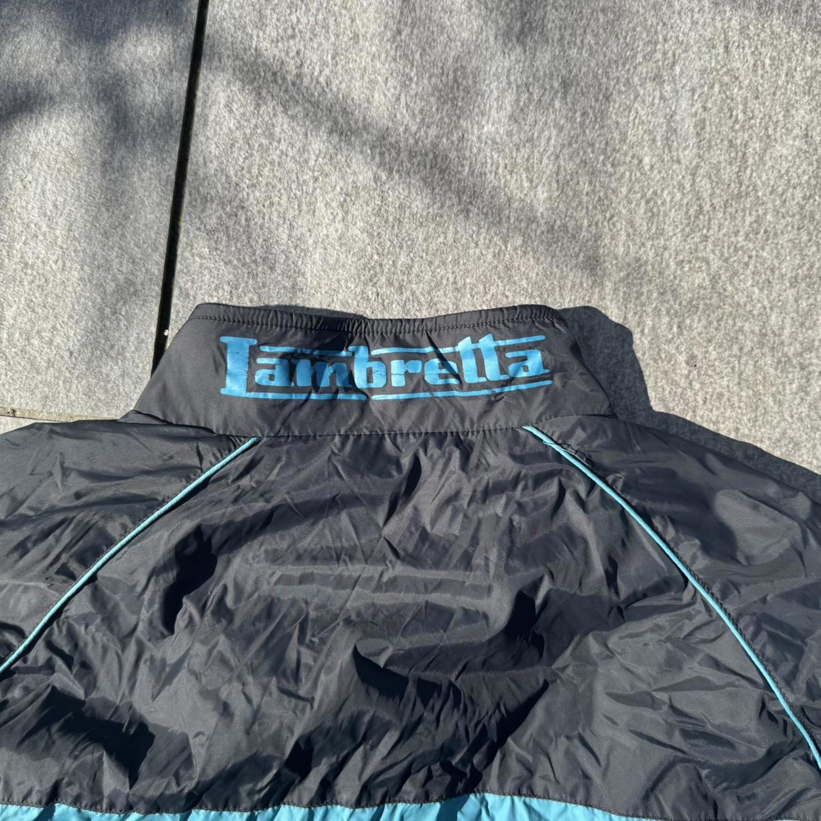 Lambretta Black & Blue Windbreaker Jacket (XL)
