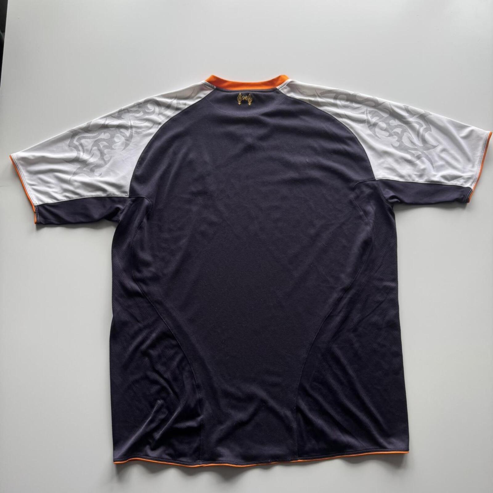 Liverpool FC Warrior Away Shirt (Navy/Orange)
