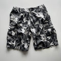 Vintage Y2K Bench Geometric Camo Cargo Shorts – Khaki & Green – Size W32 – Image 2 – George's Vintage