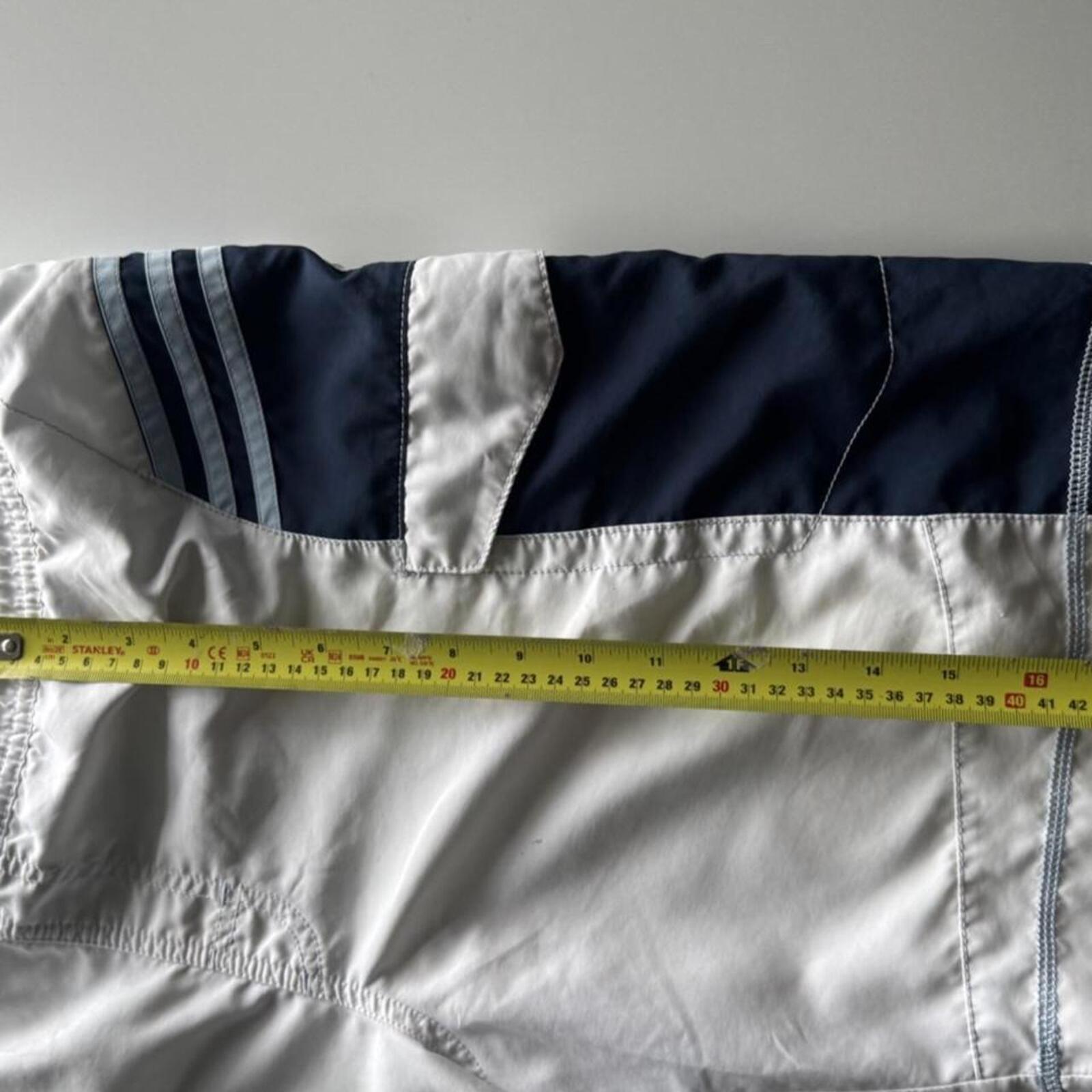 Vintage Adidas Cargo Swim Shorts White/Navy