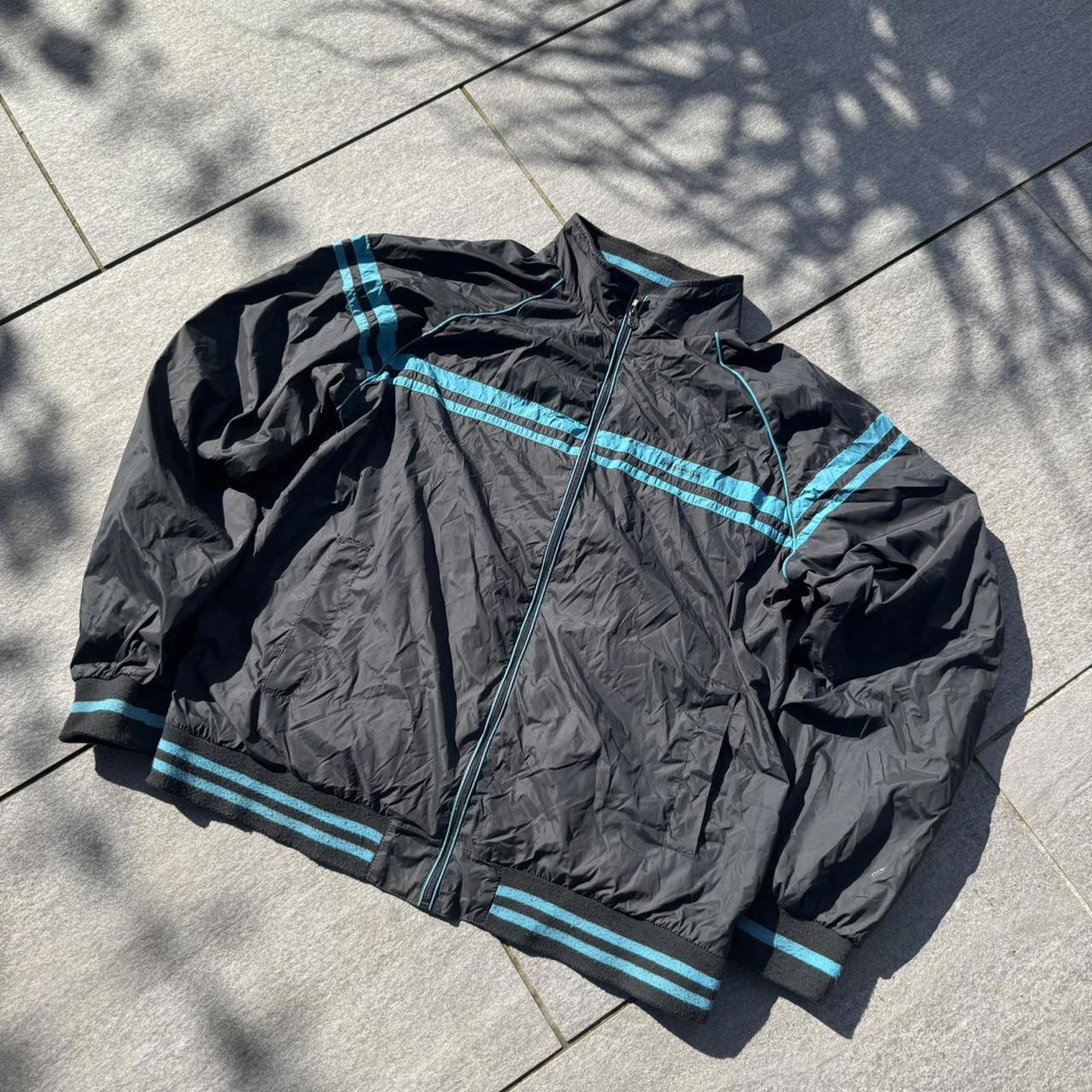 Lambretta Black & Blue Windbreaker Jacket (XL)