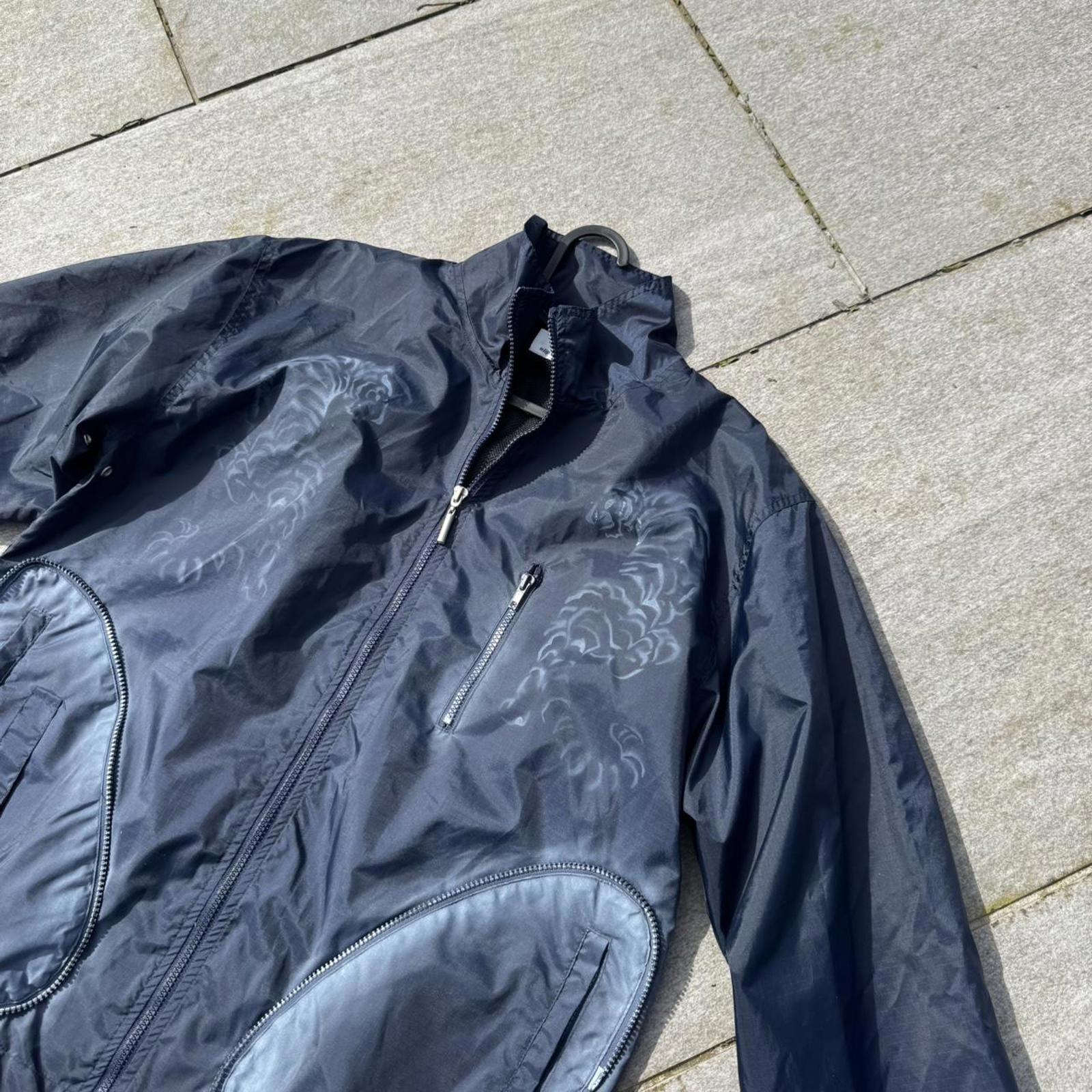 Custom Revivvd Navy Tiger Shell Jacket