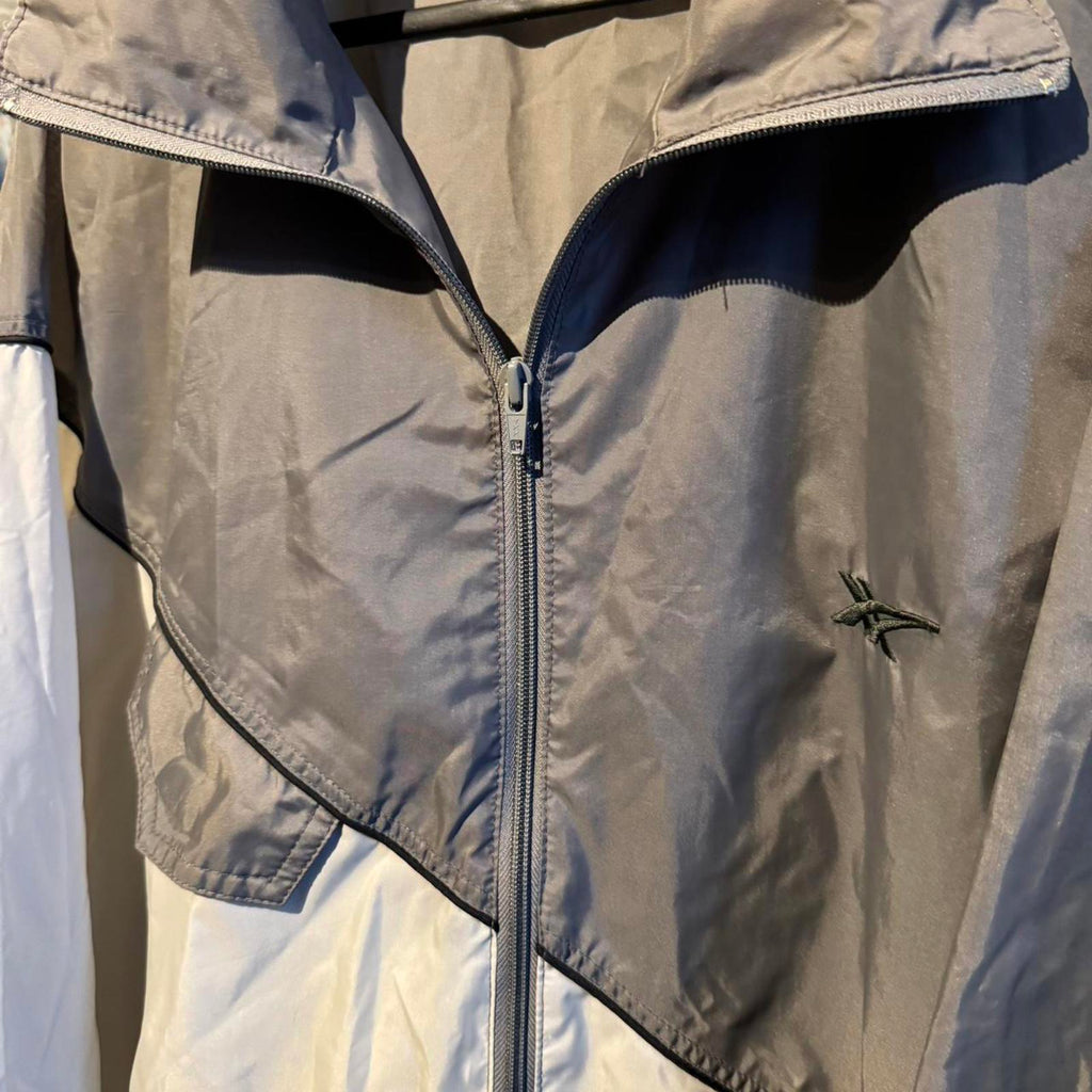 ASICS Tiger Windbreaker Jacket – Grey/Cream – XL
