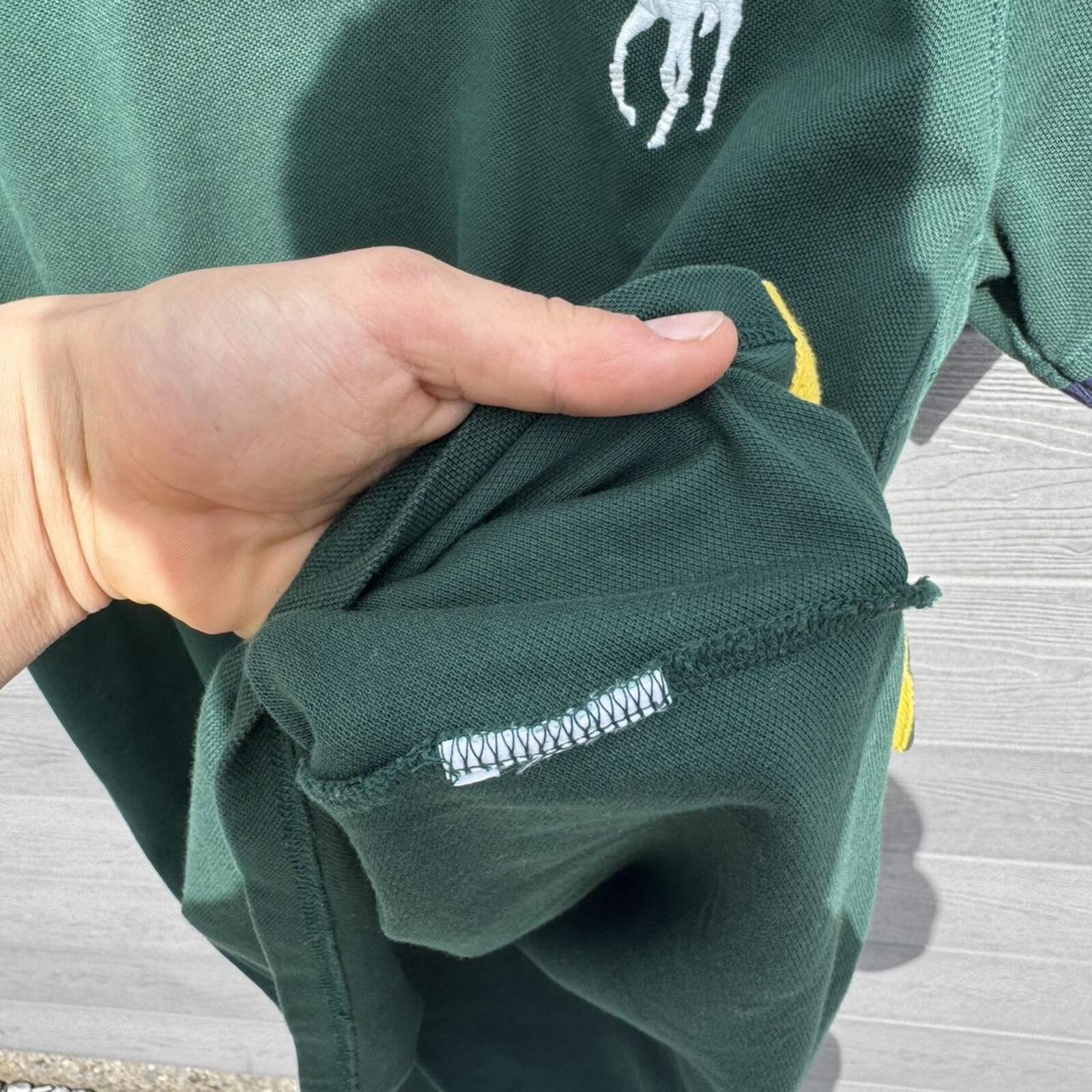 Polo Ralph Lauren Green Big Pony Polo Shirt – Custom Fit (M)
