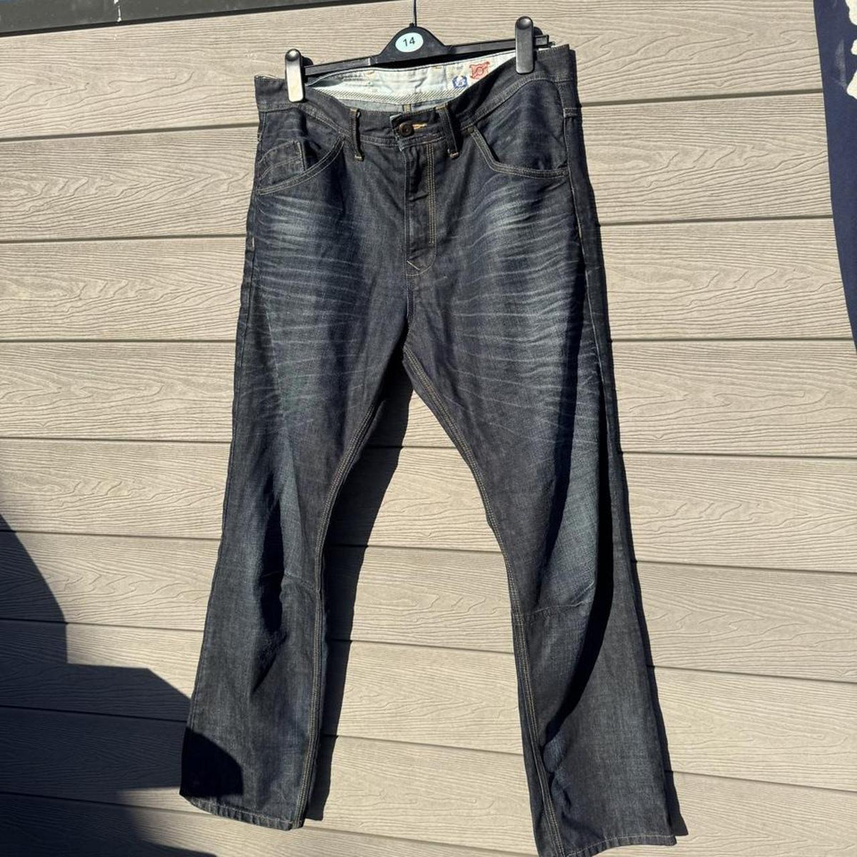 Vintage Y2K Next Loose Tapered Washed Indigo Denim Jeans – Size W34 – George's Vintage