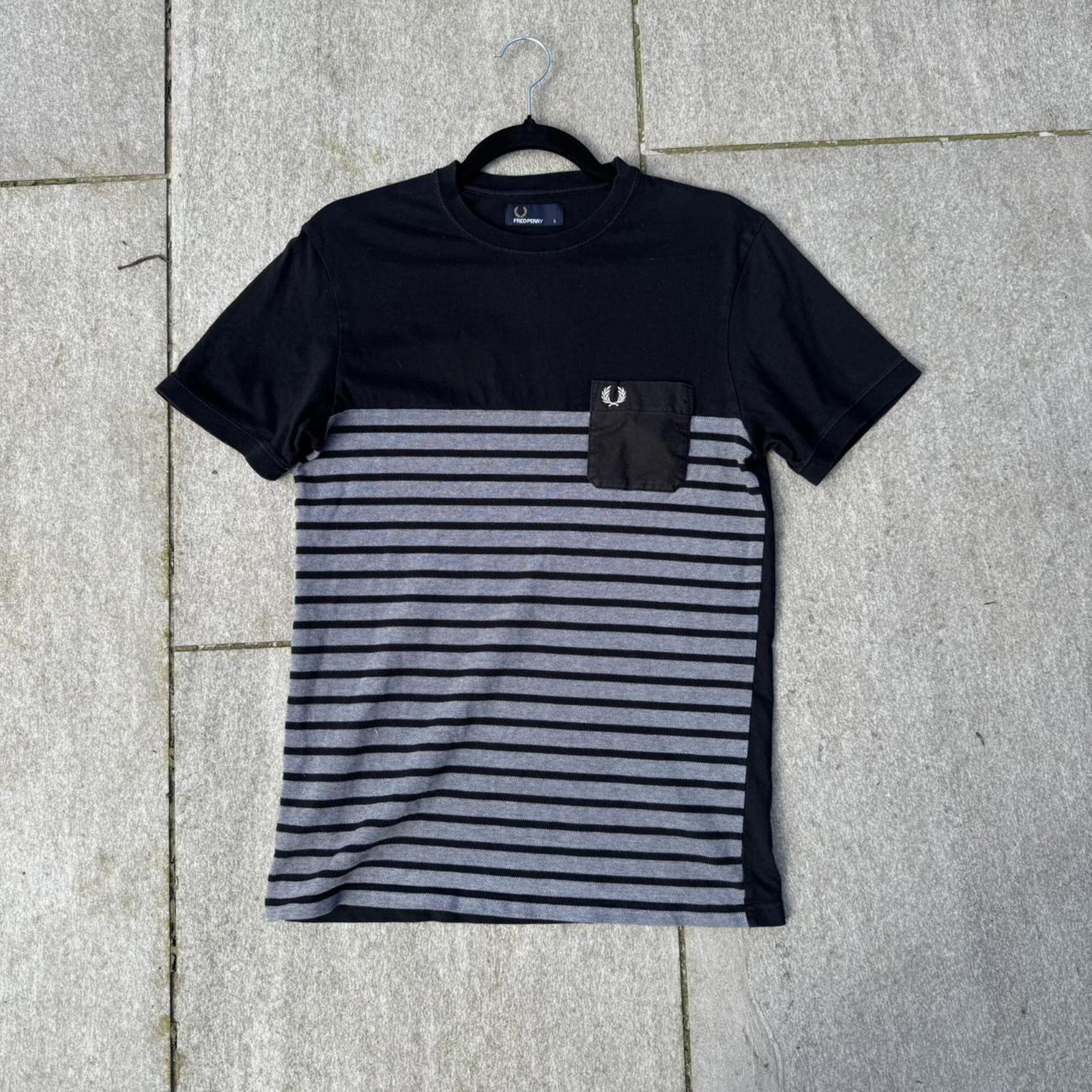 Fred Perry Striped Pocket T-Shirt